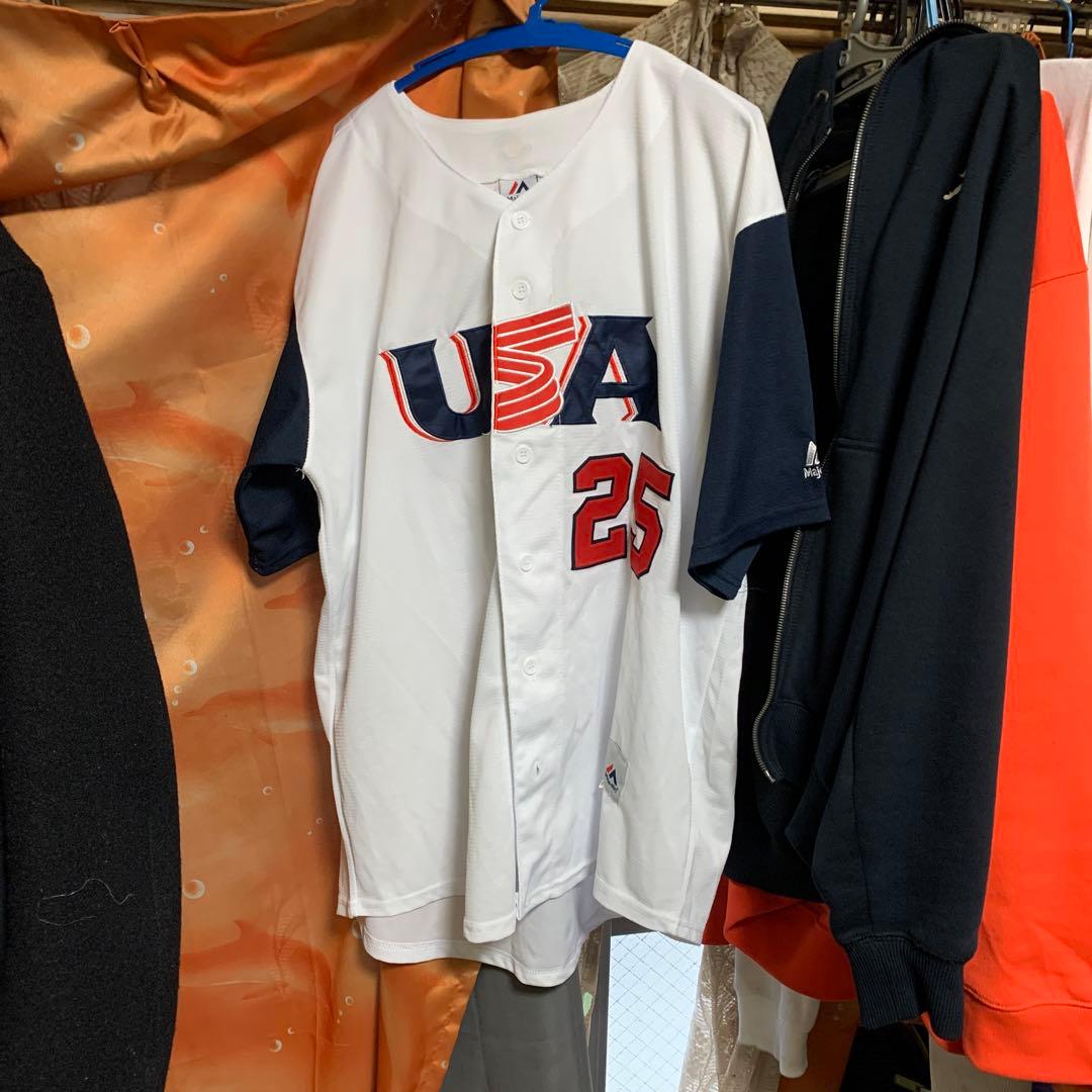 WBC アメリカ代表ユニフォーム XL 25番 デレク•リー - メルカリ