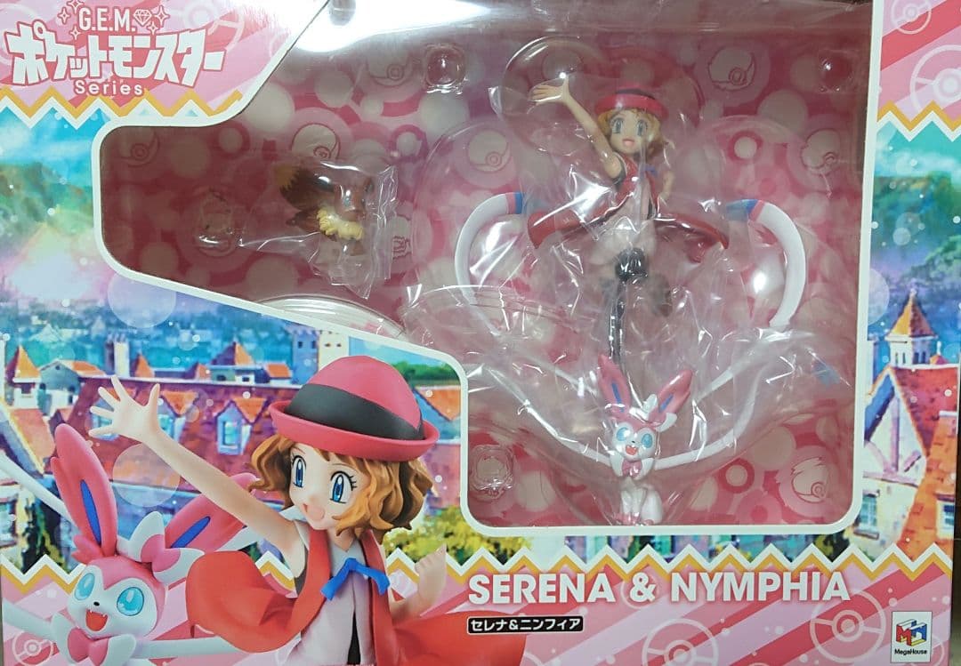 ポケモン XY セレナ & ニンフィア フィギュア レビュー】G.E.M.シリーズ『ポケットモンスター』 セレナ＆ニンフィア