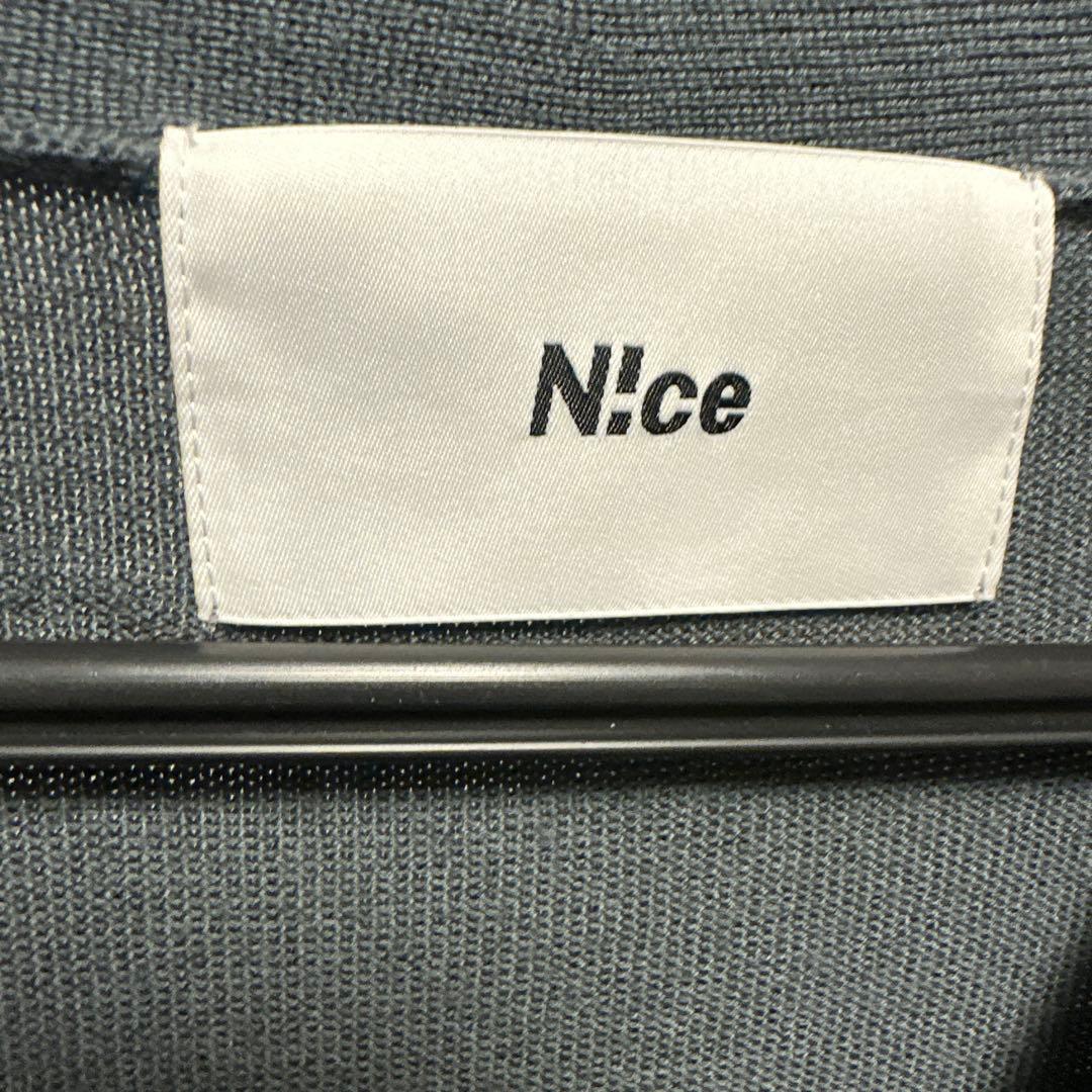 N!ce ダークグレー カーディガン