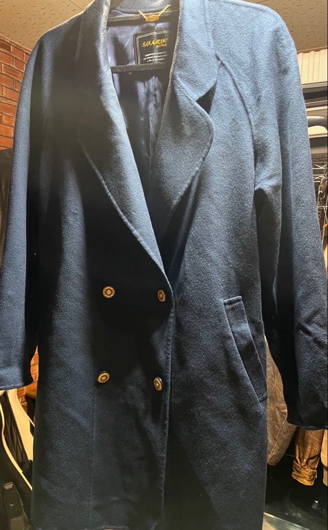 希少カシミヤ100％ 90sロロピアーナ チェスターコート M~Lサイズ