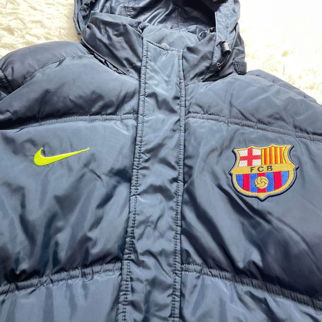 希少✨バルセロナ×ナイキ ダウンジャケット ベンチコート サッカー L
