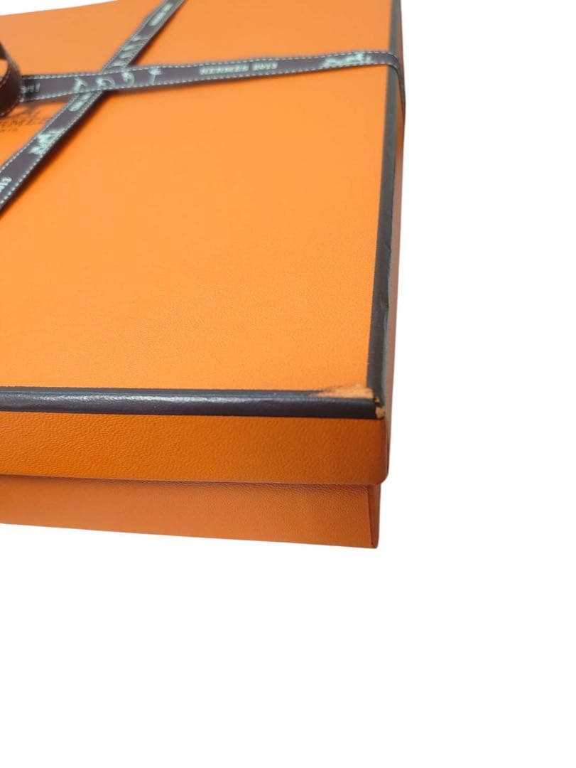 HERMES エルメス シェーヌダンクル ブルー 27cm ペアプレート