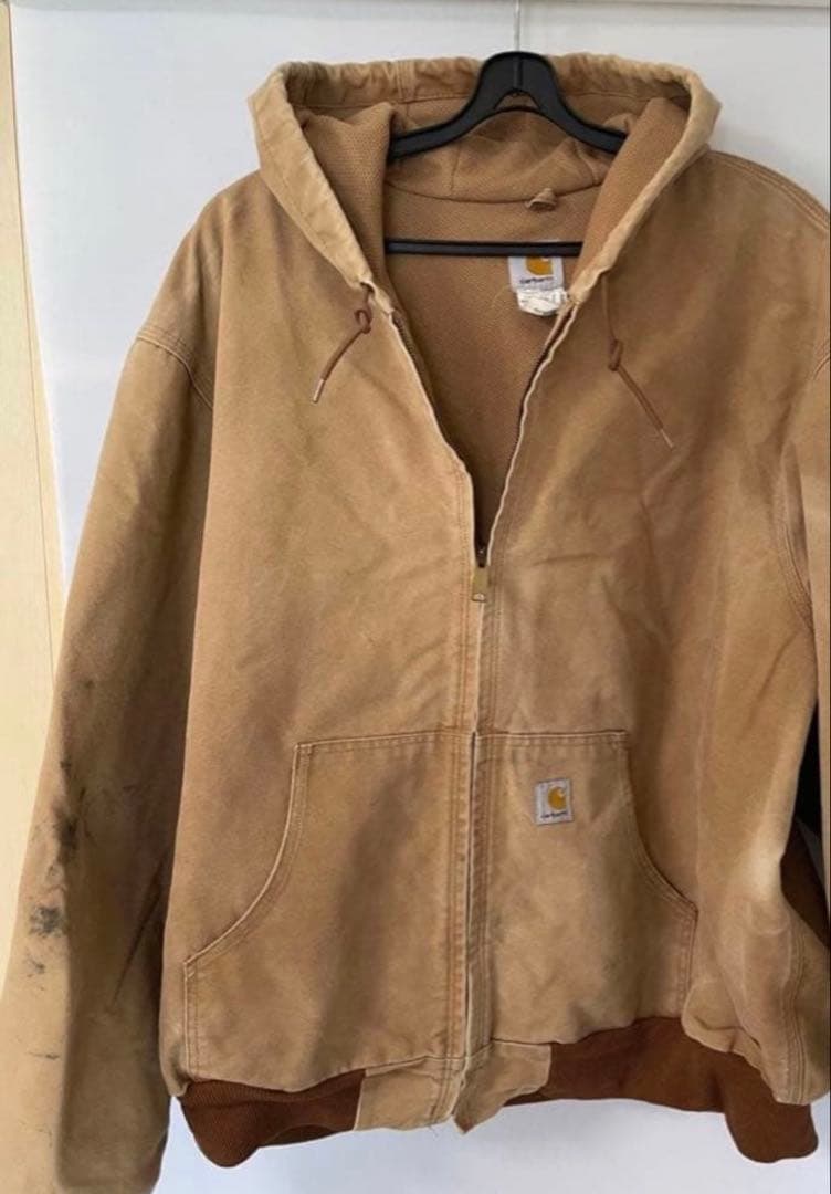 野*ン様 USA製 カーハート アクティブジャケット 3XL 身幅78オークショ 楽天市場】カーハート アクティブジャケット ルーズフィット J140