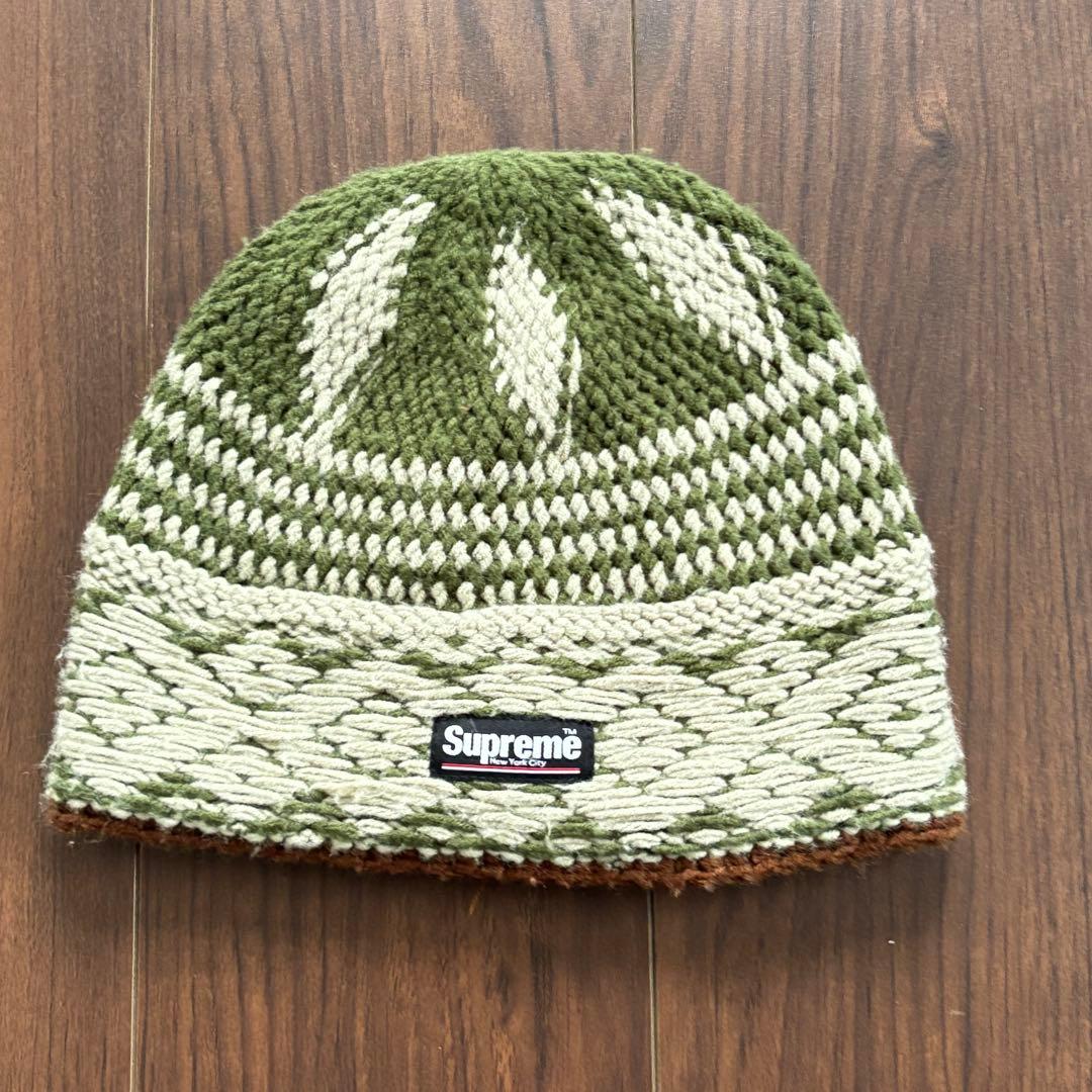 Supreme Diamond Beanie Olive ダイヤモンド ビーニー - メルカリ