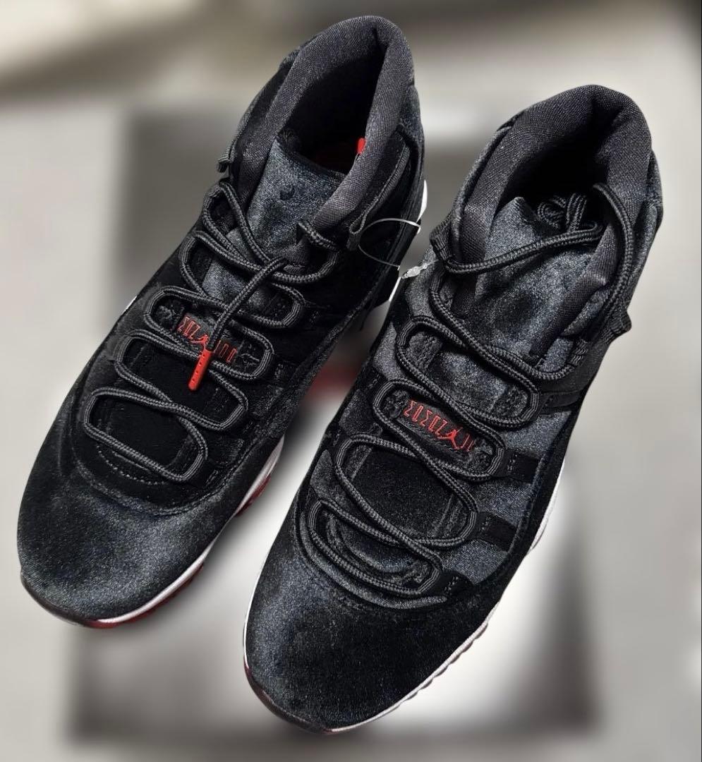 シューズ(女性用) Nike Women's Air Jordan 11 \"Bred Velvet\" Air Jordan Womens 11 Retro 