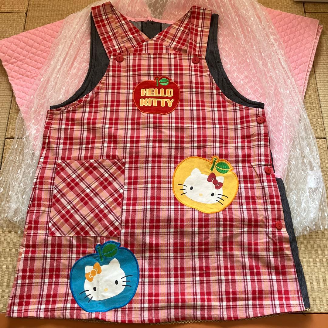 サンリオ チャーミーキティCharmmykitty レトロ エプロン 保育士