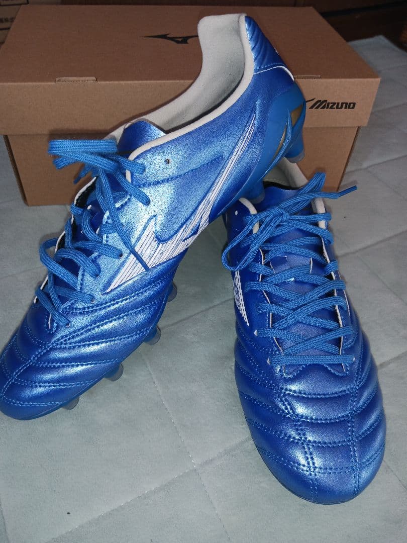 Mizuno モナルシーダNEOIIIPRO青 サッカーシューズ・スパイク MIZUNO ミズノ モナルシーダ NEO III PRO ジュニア(ブルー×ホワイト