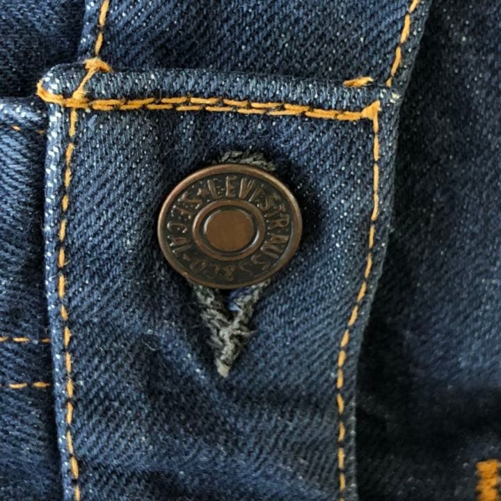 70s Levi's 646 42タロン フロントボタン裏375 オレンジタブ - メルカリ