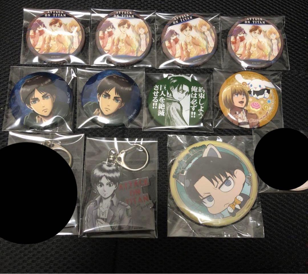 進撃の巨人 缶バッジ エレン JOYPOLIS 17点セット - メルカリ
