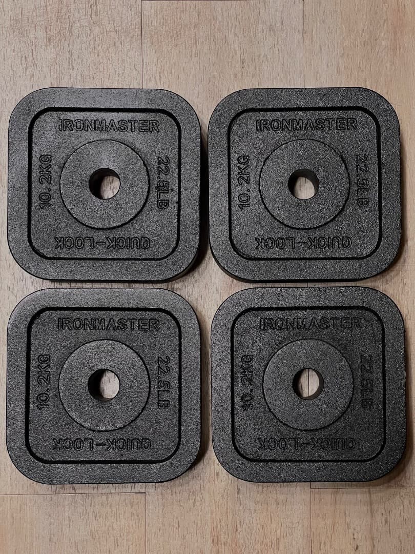 引取限定 クイックロックダンベル120ポンド増量キット IRONMASTER