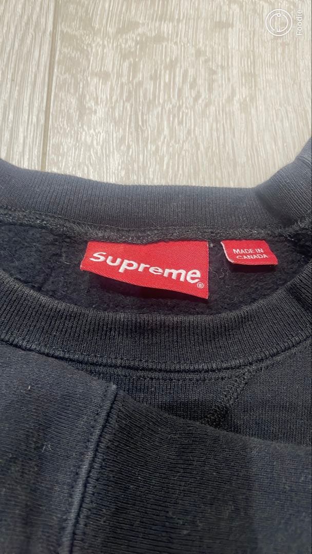 Supreme ブラック スウェット Lサイズ