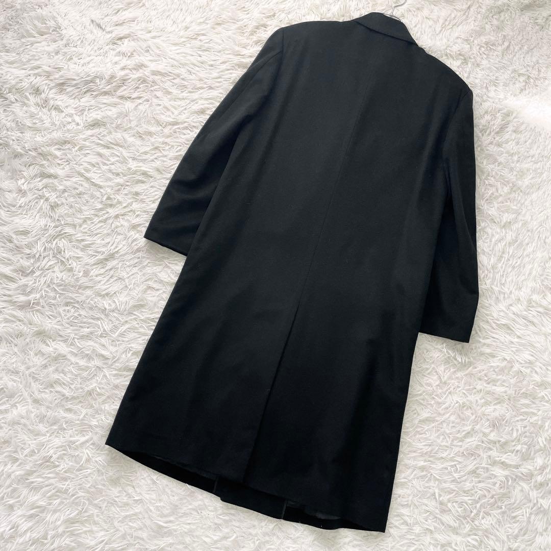 カシミヤ100%✨PER VALENTINOチェスターコート ダブルブレスト L
