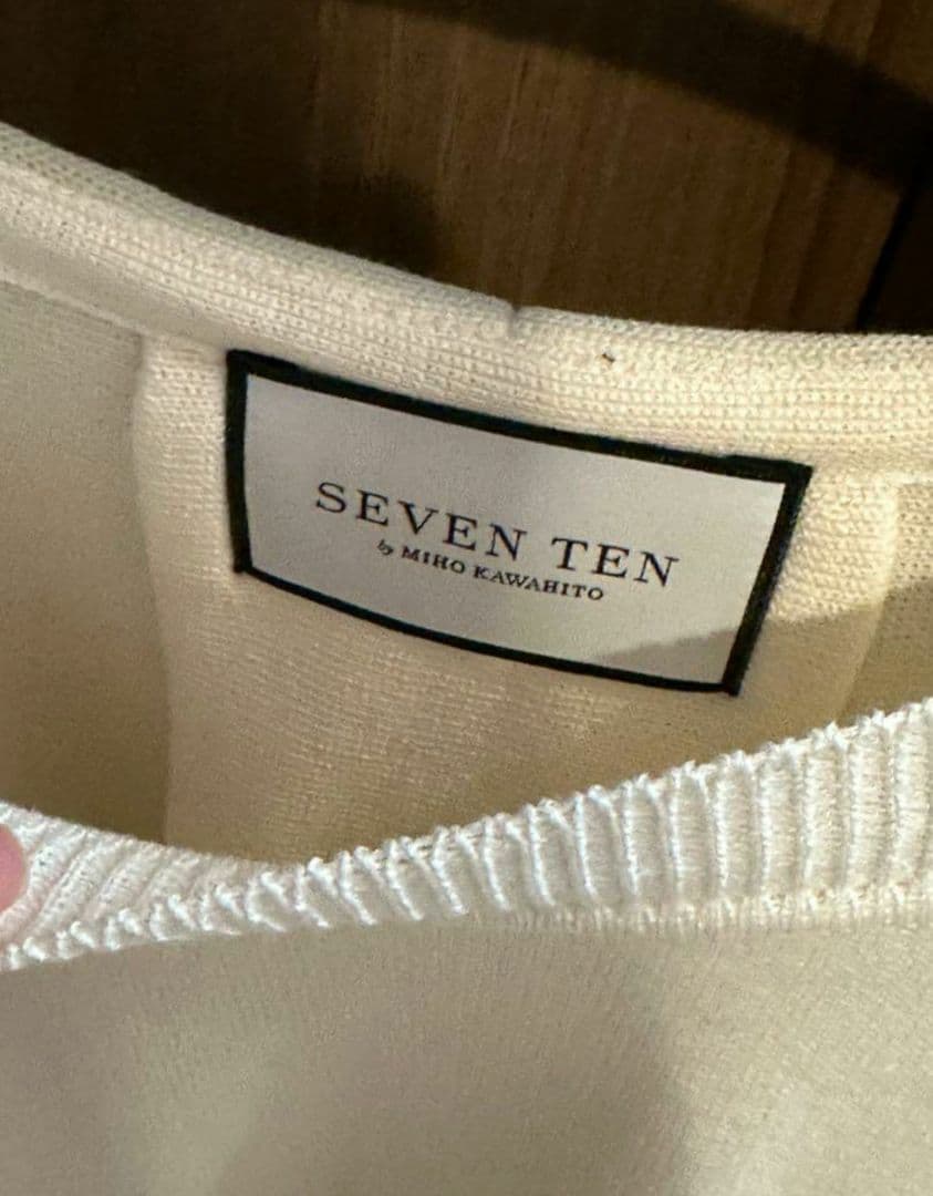 seventen マントニット アイボリー S