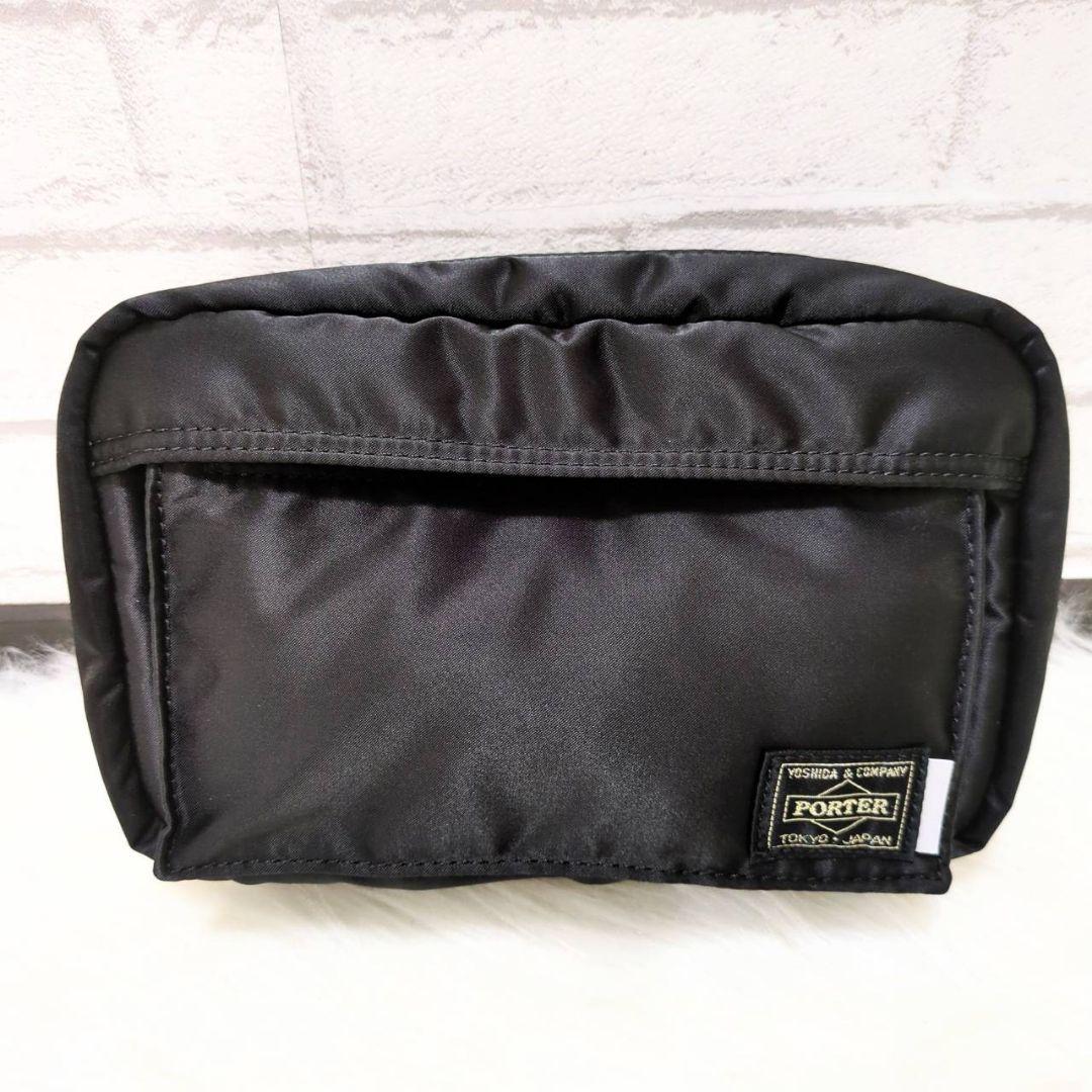 未使用】PORTER 資生堂メン コラボ ポーチ 限定 ブラック タンカー 黒