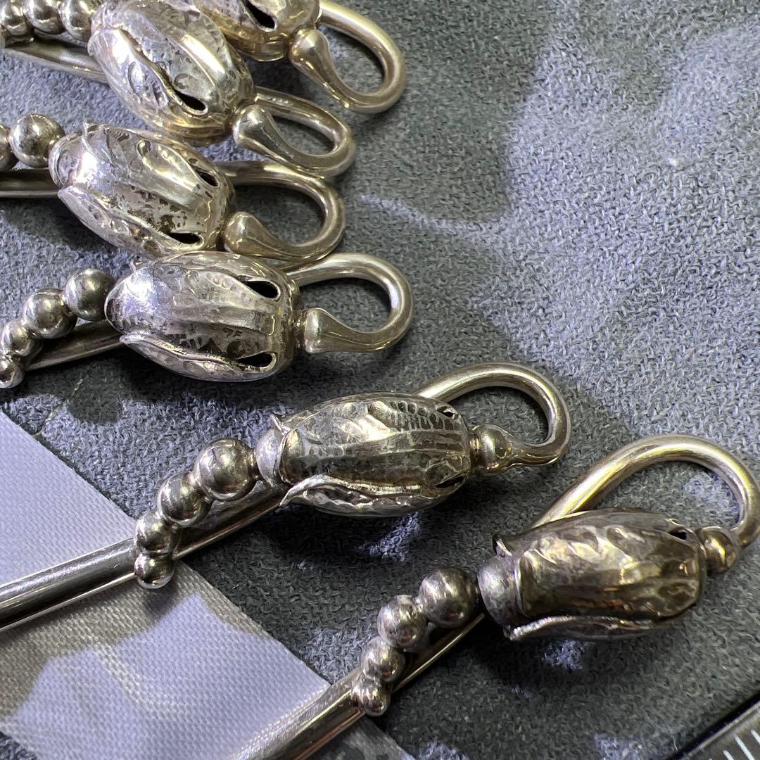 ジョージジェンセン 激レア ブロッサムsterling925ティースプーン6本