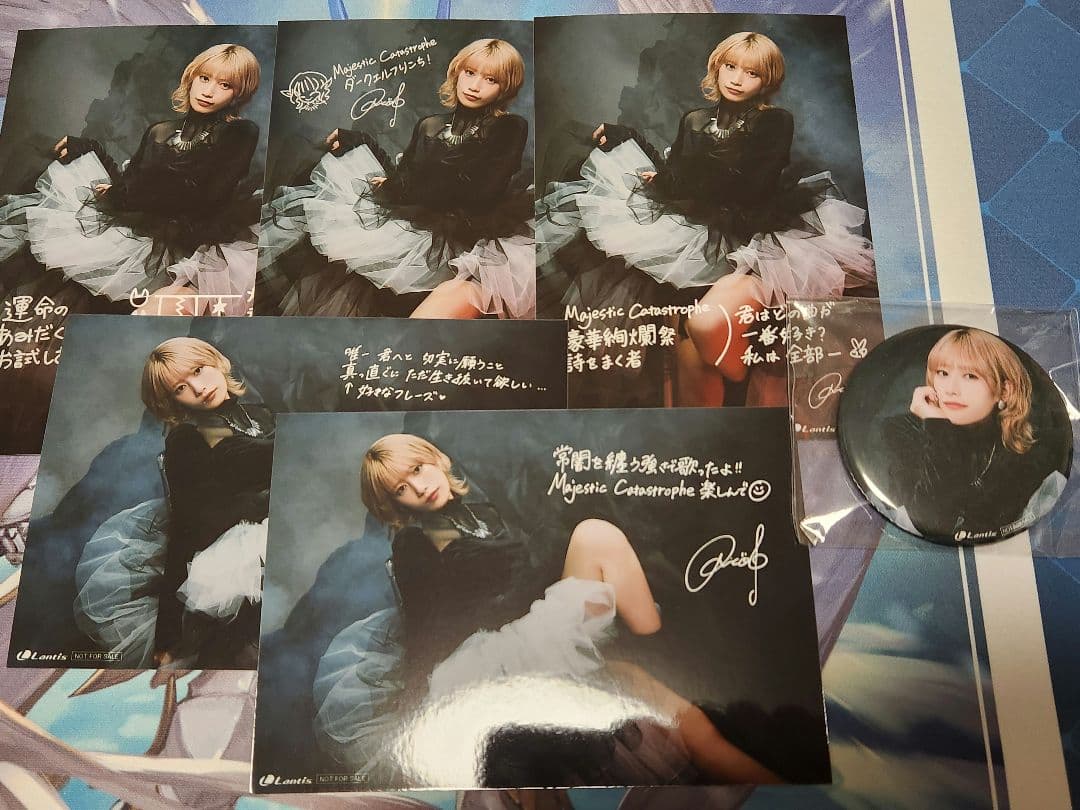 佐々木李子 アニメイト抽選 ブロマイド缶バッジ