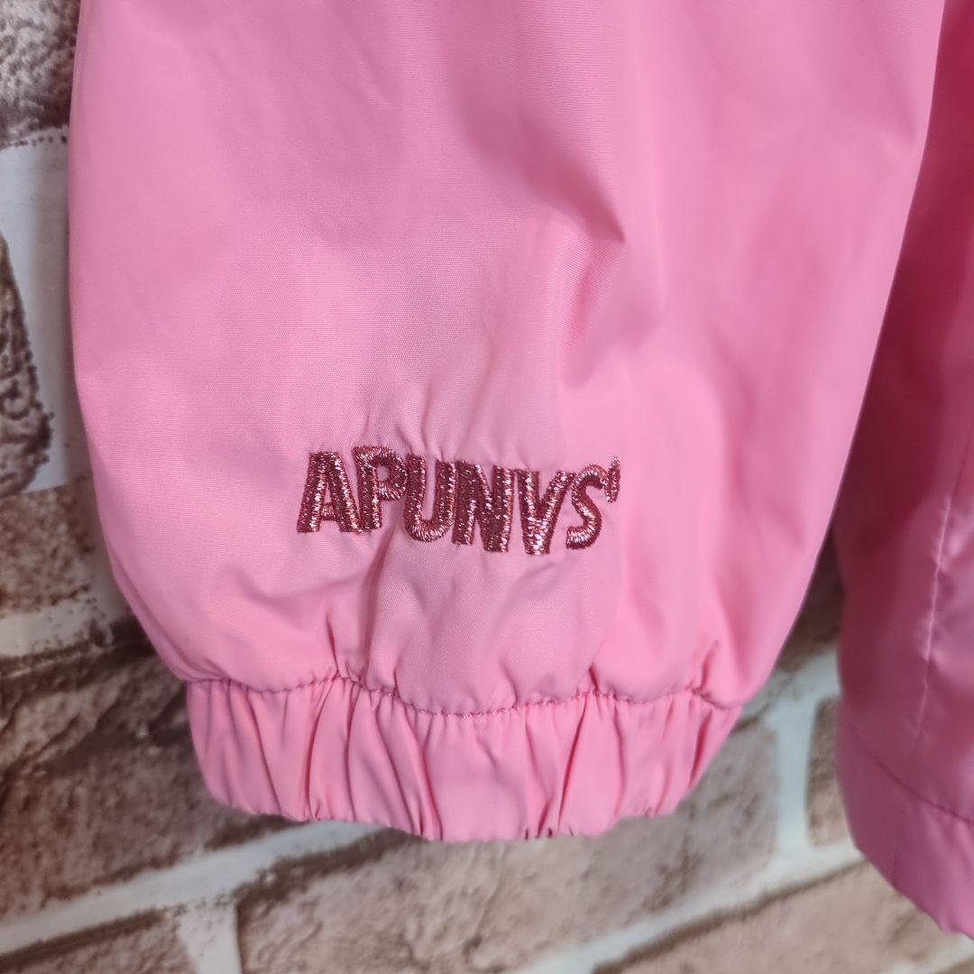 A BATHING APE】ナイロンジャケット 刺繍ロゴ入り ピンク - メルカリ