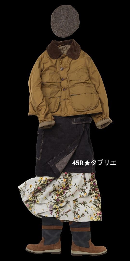 45R★ツィードデニムのミニタブリエ（濃）今季 45Rツイードデニムのバチ比女 （濃）: WOMEN｜45R