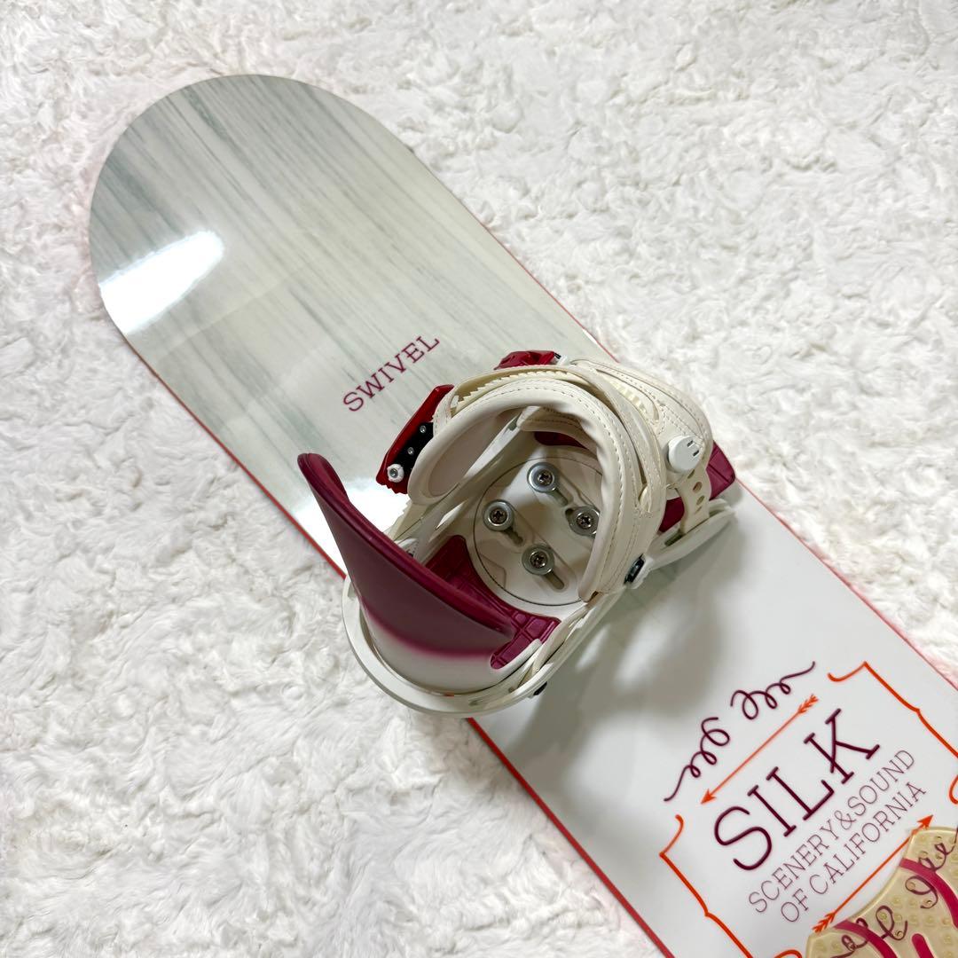 SWIVEL SILK レディース スノーボード ビンディング付き 板 - メルカリ