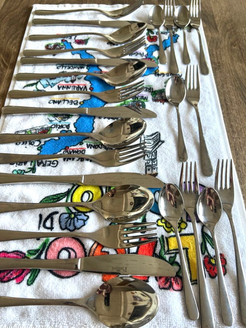 イタリア製カトラリー各種5セット『Pinti』 フルセット