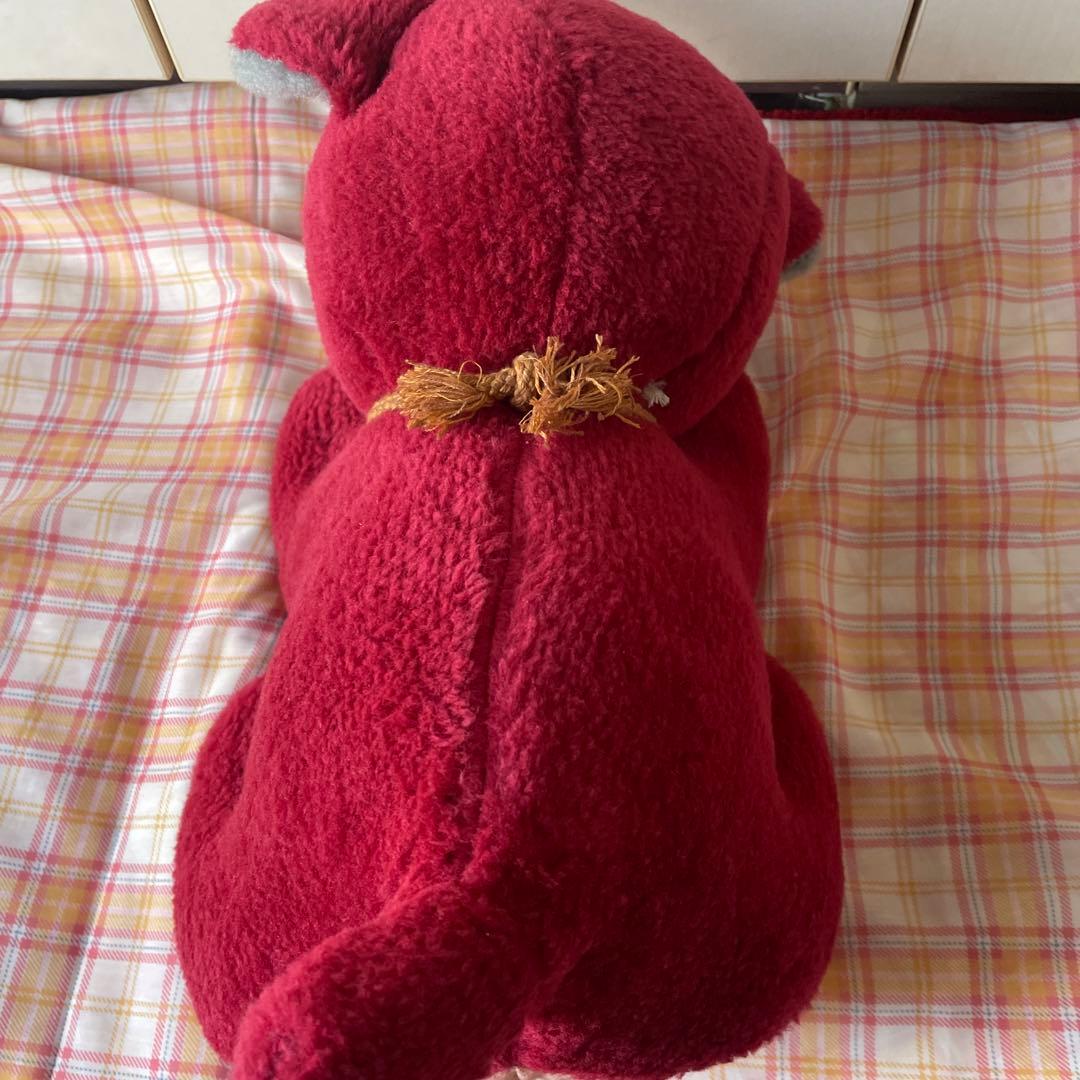 くま ベロ出し 昭和レトロ 当時物 昭和 ぬいぐるみ 舌 ベロ 寝そべり