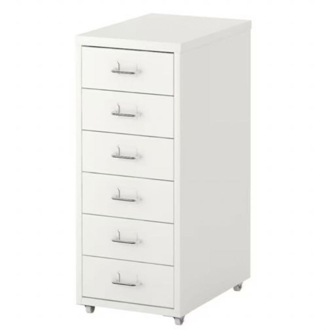 IKEAイケア HELMERヘルメル 引き出しユニット チェスト ライトブルー