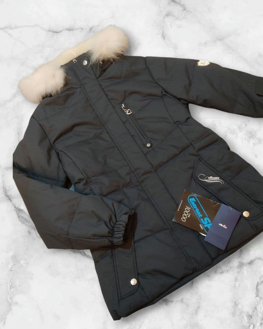 e55 エレッセ ellesseダウンJKTレディース スキーウェア 上下セット