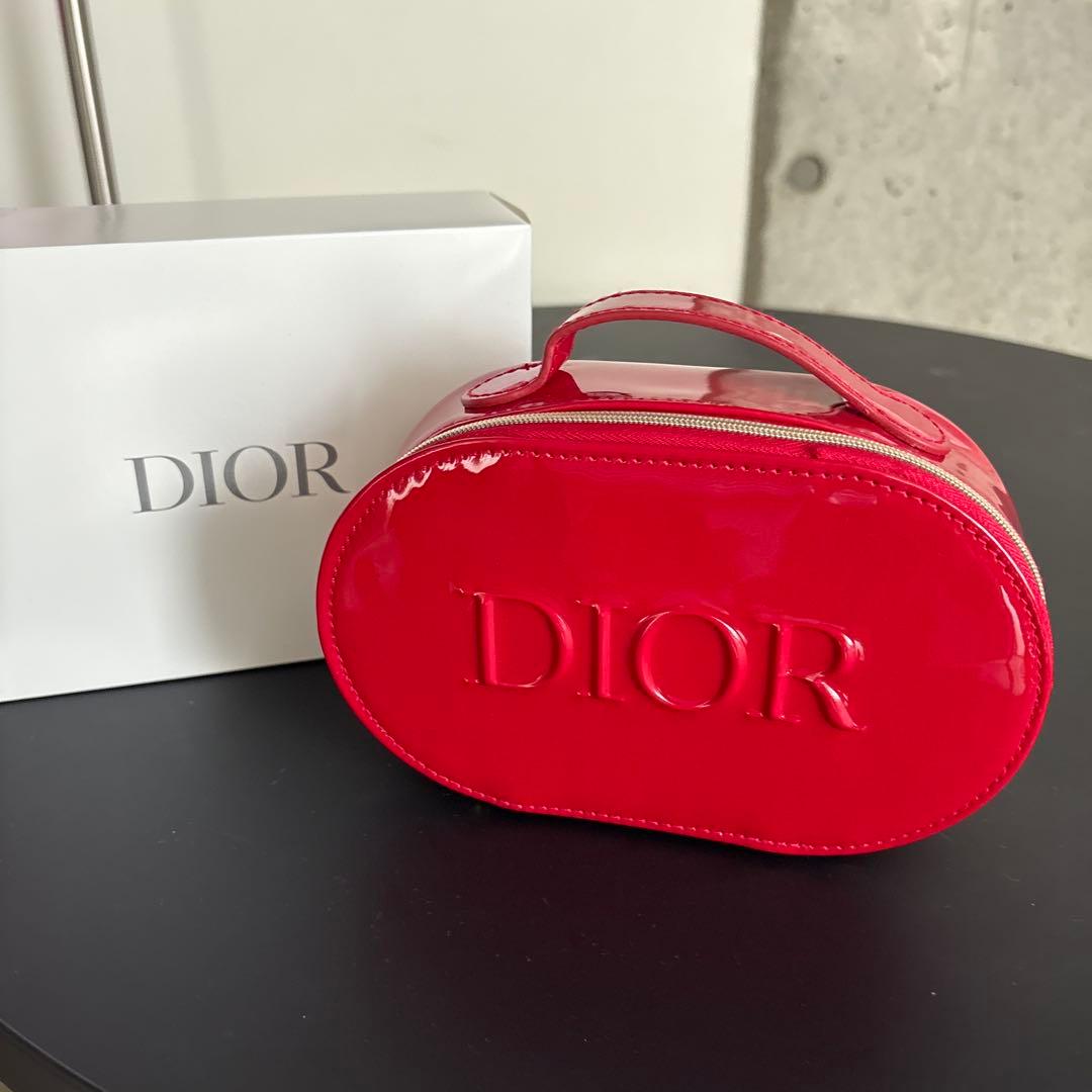 新品未使用】非売品 Diorディオール ノベルティ レッド ポーチ
