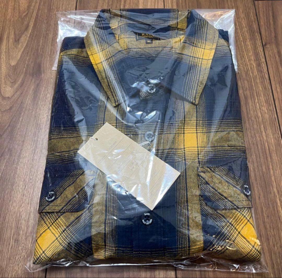 rats cotton linen チェックシャツ キムタク XLサイズ - メルカリ