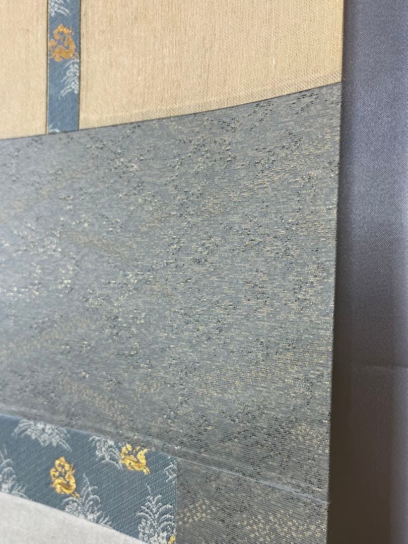 掛軸 馬場汀舟作 短歌「新玉の」899