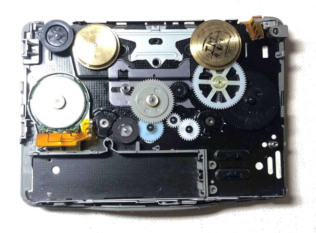 80味聴き電ボ付WM-EX511 SONYブルーカセットウォークマン可動品E