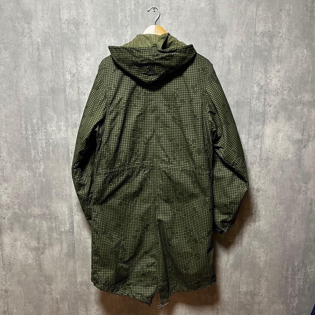 80s 米軍 U.S.ARMY ミリタリー ナイトカモ グリーン ライナー付き