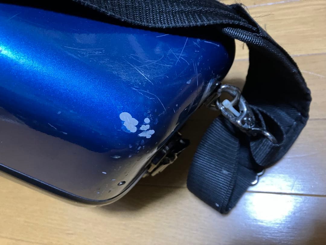 C.C.シャイニー ケース フレンチホルン ケース ハードシェル ブルー
