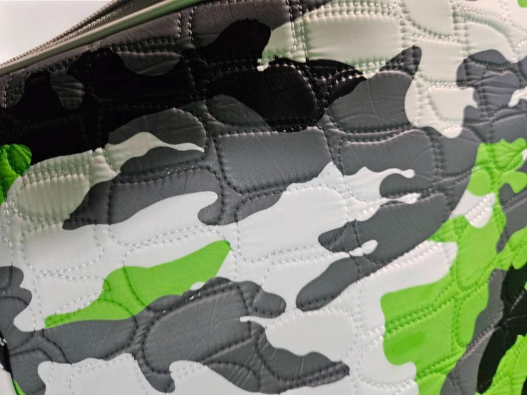 新品未使用 OUUL ワニ柄カモフラージュ ゴルフバッグGREEN