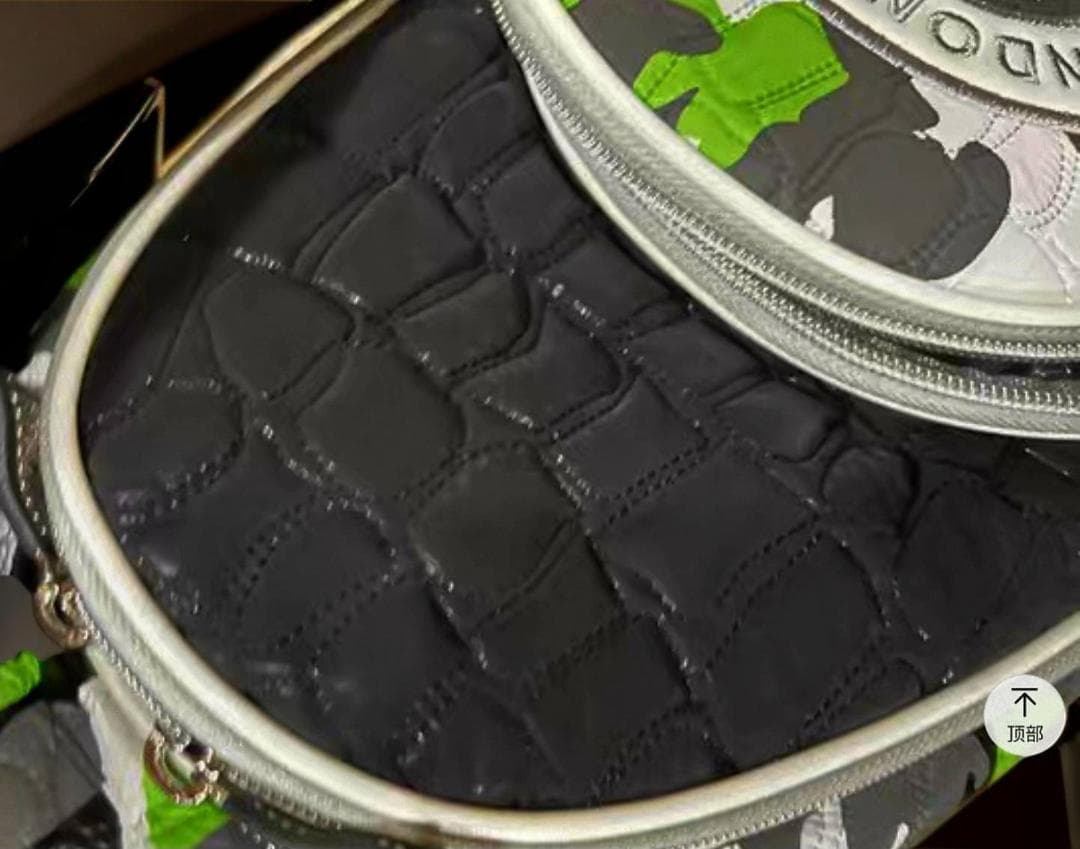 新品未使用 OUUL ワニ柄カモフラージュ ゴルフバッグGREEN