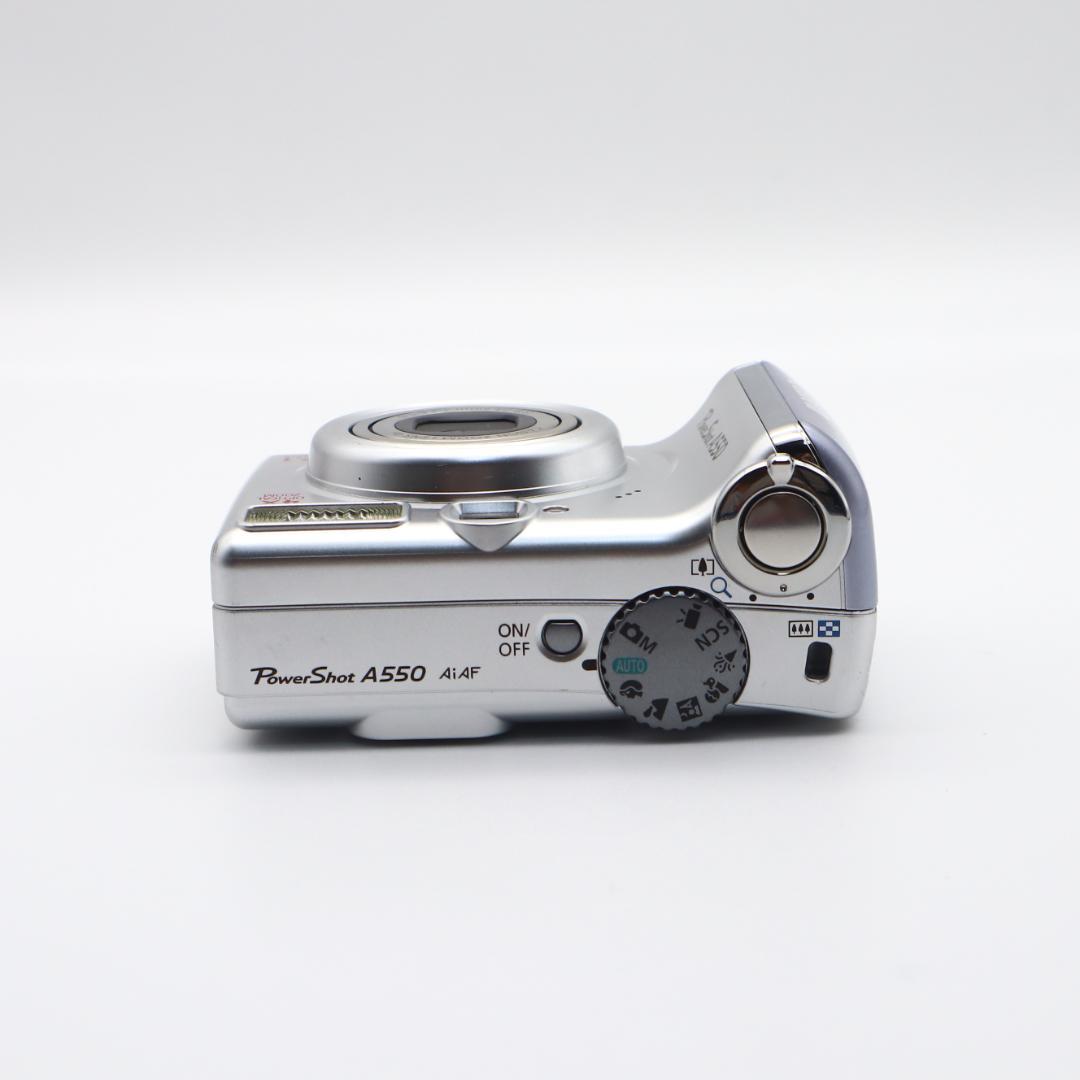 □完動品 Canon PowerShot A550 単三電池駆動デジカメ - デジタル