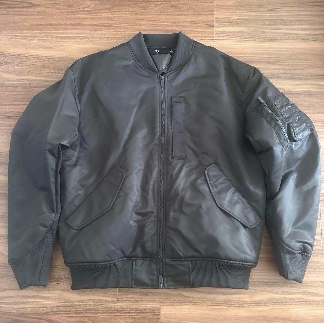 ユニクロ】+J ハイブリッドダウンオーバーサイズMAー1ブルゾン 07GRAY