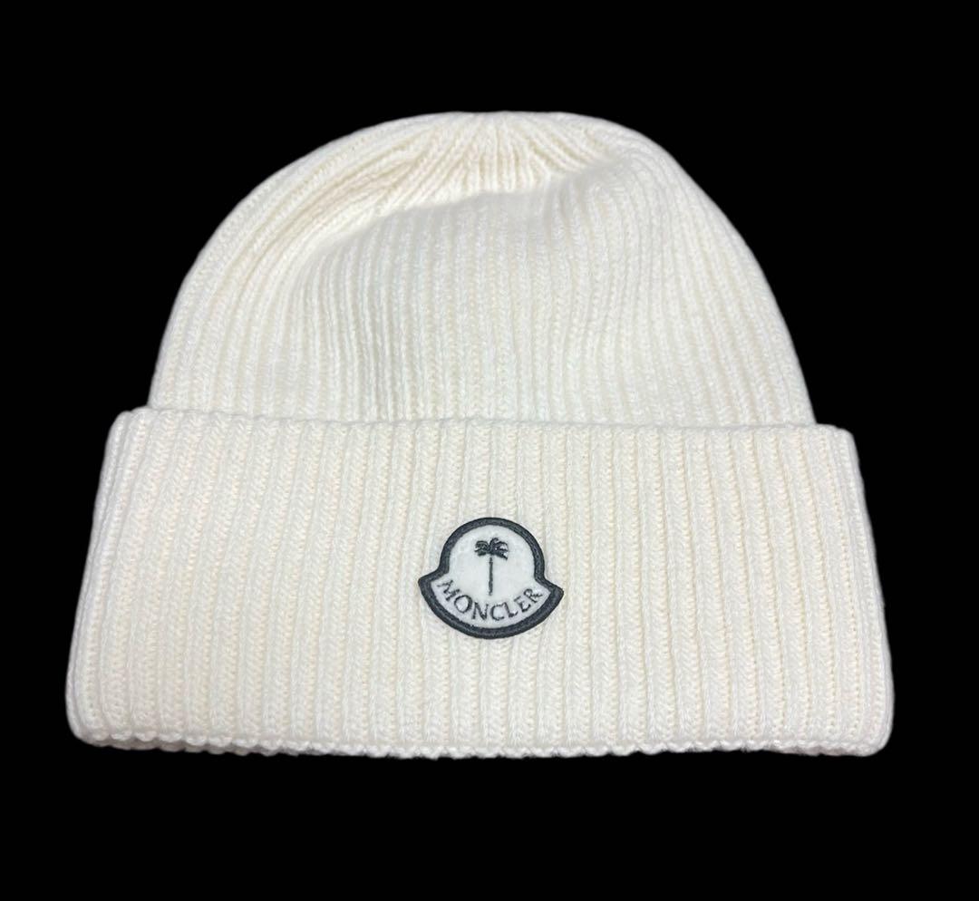 新品】韓国ミンジ着用 MONCLER PALM ANGELS ニット帽 - メルカリ
