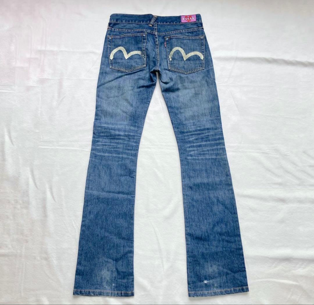 EVISU DONNA エヴィス ドンナ デニム カモメ ピンクタグ - メルカリ