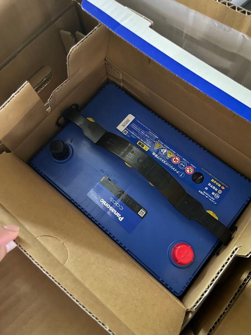 パーツ Panasonic caos N-S115A4 Blue Battery エクストレイル T32 カーバッテリー パナソニック カオス ブルー