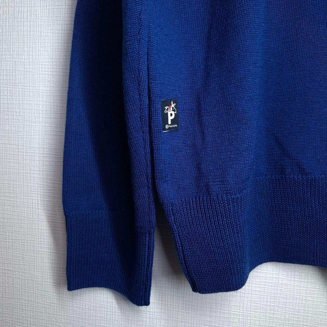 極美品】PEARLY GATES スヌーピー ゴルフ ニットセーター 紺 M