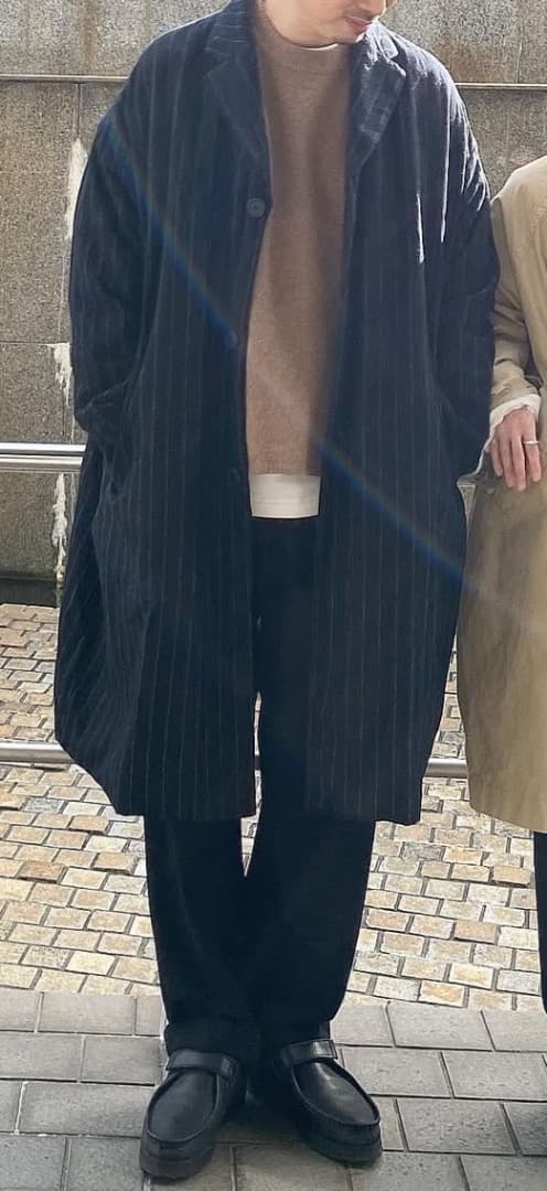 CASEY CASEY BLOBBY COAT FELT チェスターコート CASEY CASEY BLOBBY