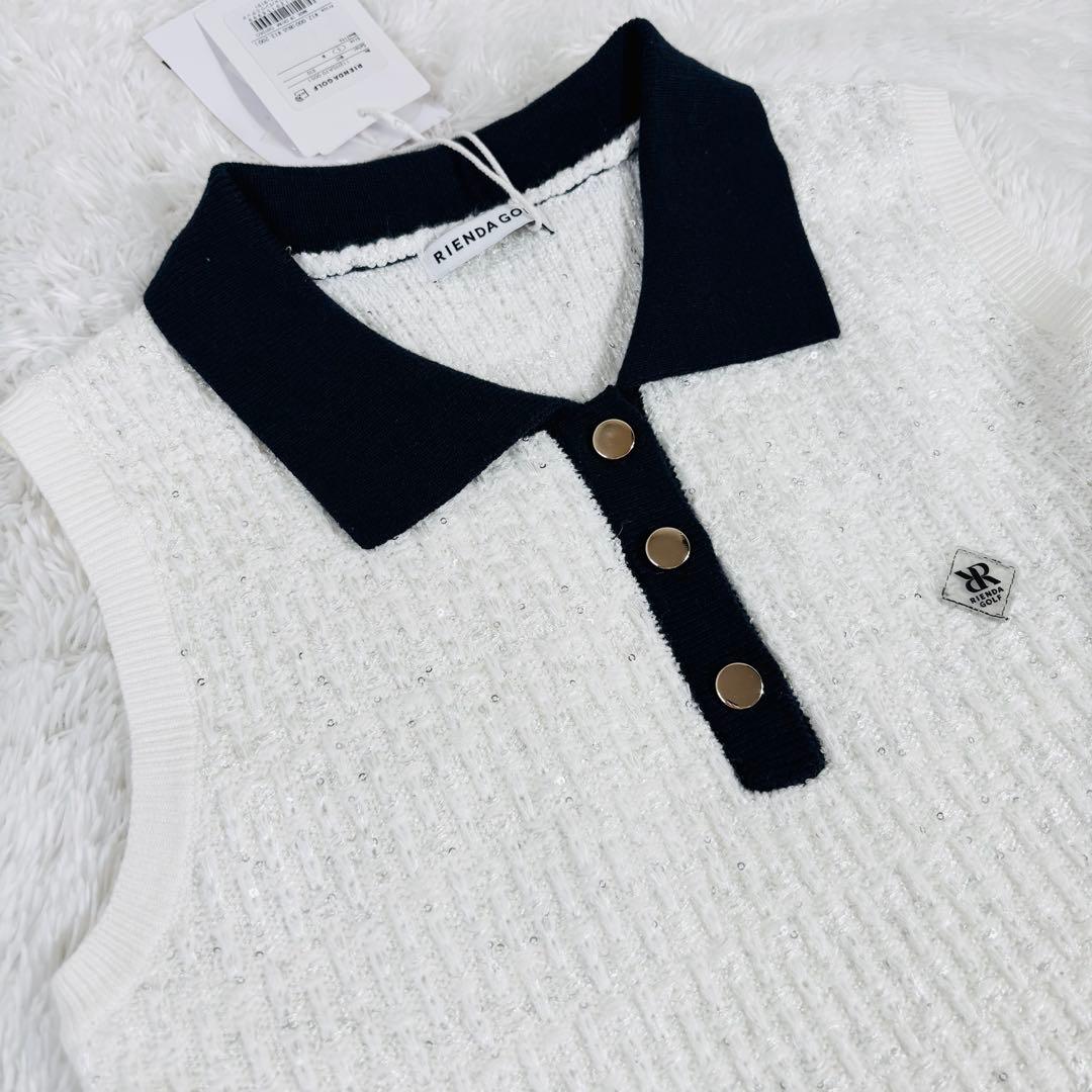 新品✨リエンダゴルフ リエンダスエルタ ゴルフ ノースリーブ ペプラム