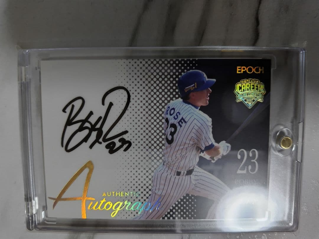 Ｒローズ　2023OBキャリアアチーブメント　直筆サインカード ⚾ EPOCH 2023 日本プロ野球OBクラブ オフィシャルカード CAREER