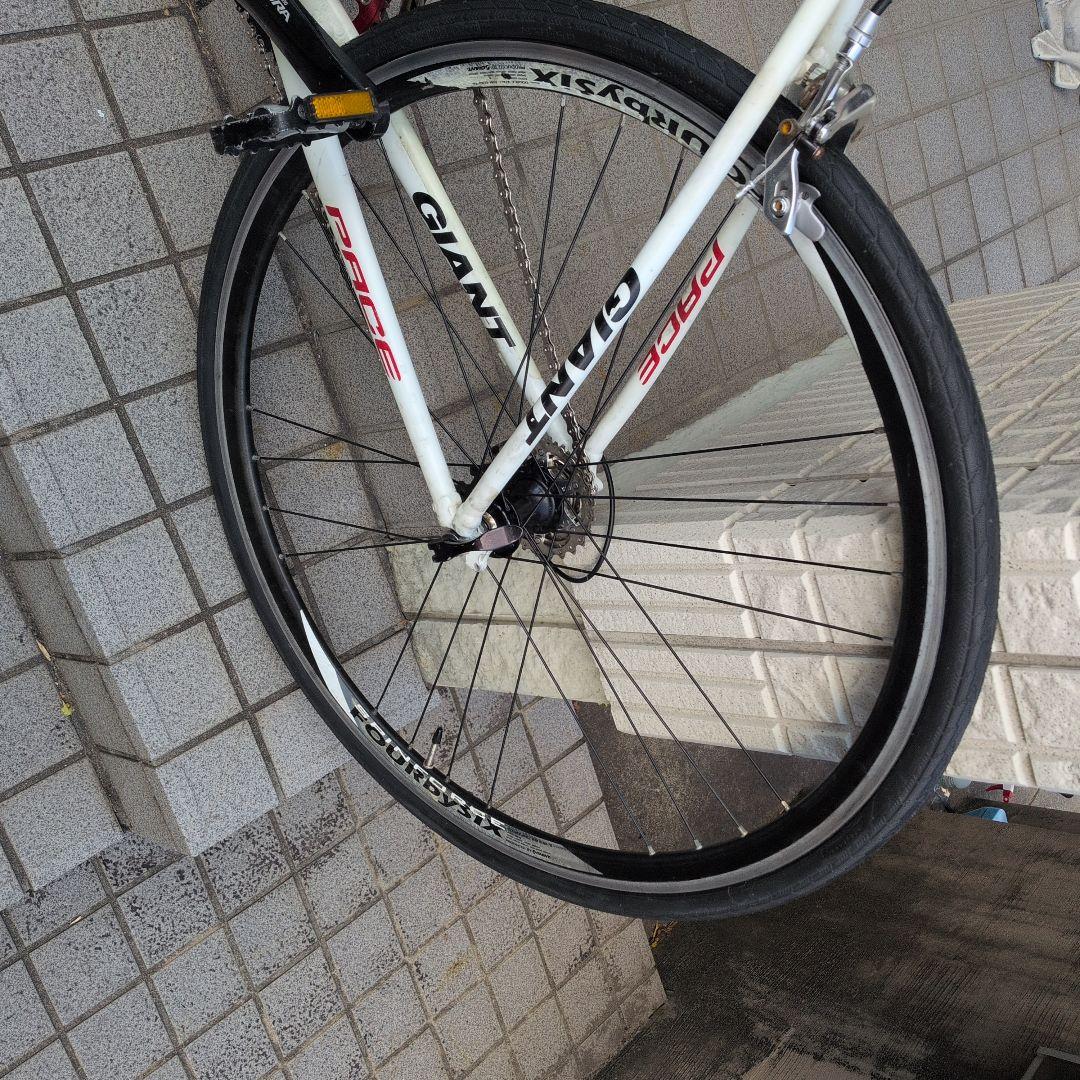 ジャイアントPACE Mサイズ中古バラ完 10速 傷錆ペイント多数 乗れます