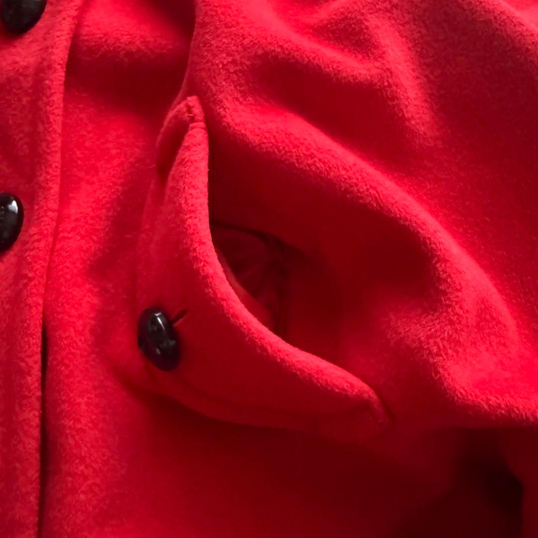 希少✨バーバリーブルーレーベル《38》ポンチョコート アンゴラ フリル