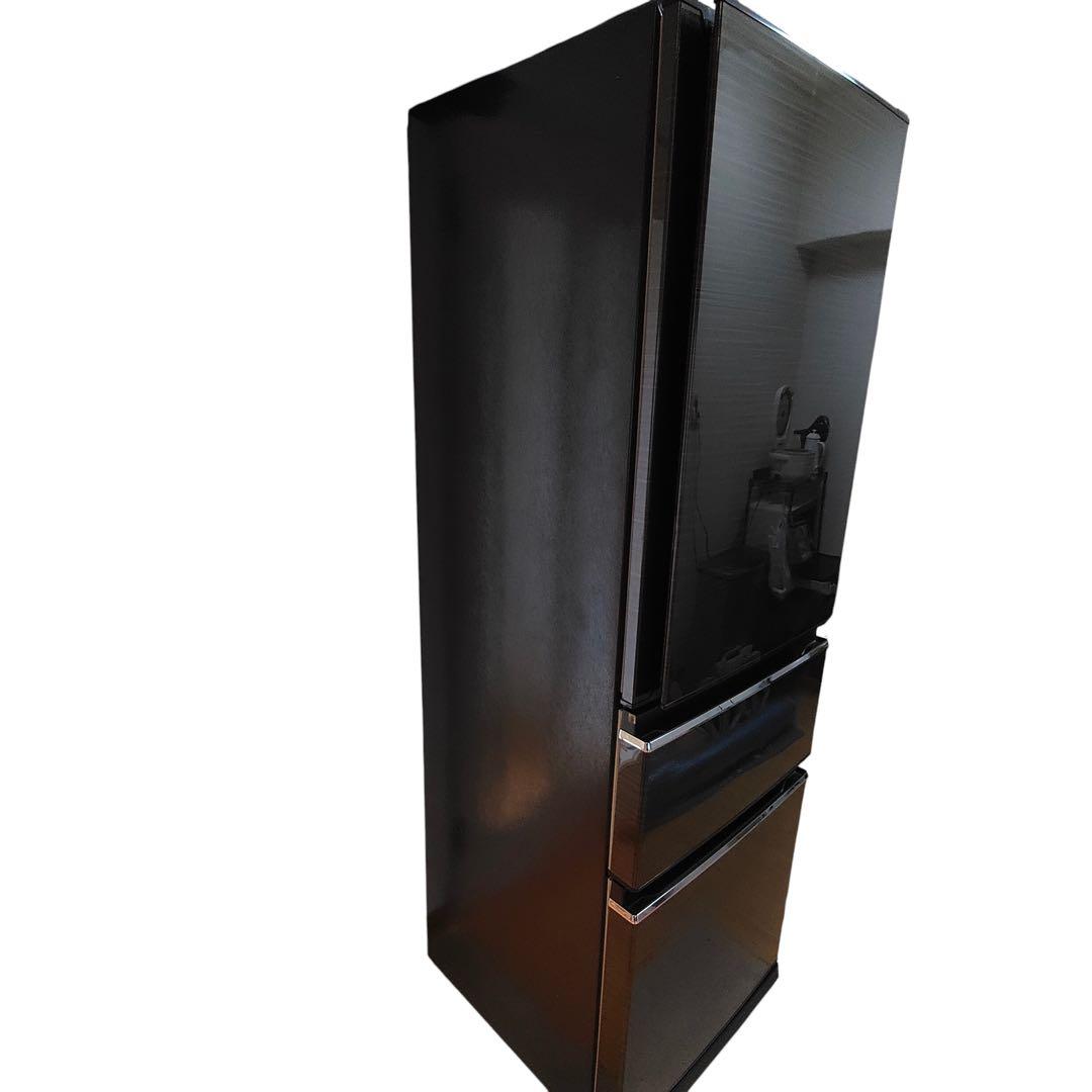 冷蔵庫368L 三菱MR-CX37F-BR 木目調 MITSUBISHI - メルカリ