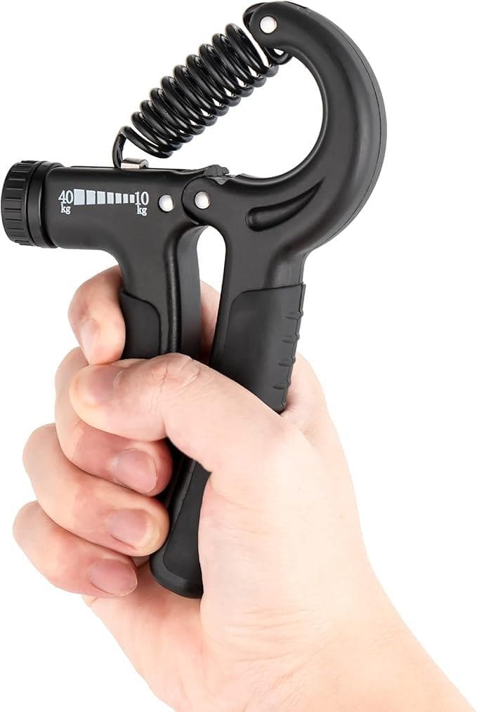 ハンドグリップ 筋トレ 調整可 10-40kg負荷 リハビリ 握力強化 - メルカリ
