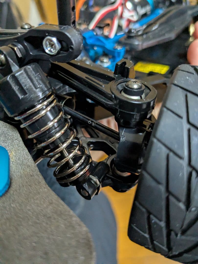 タミヤ ポルシェボディ TT-02 ホビーウイングESC ブラシレスモーター