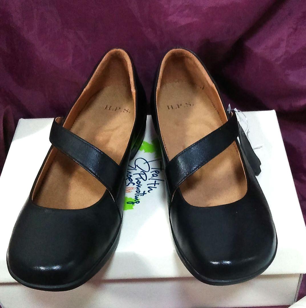 H.P.S. 本革コンフォート ストラップパンプス 24.5 定価28,